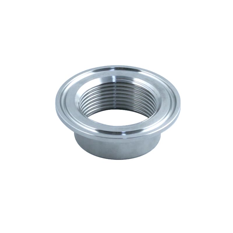 Переходник с клампа 2" (k64) на ТЭН DN32, внутрення резьба 38 мм, высота патрубка 21 мм.