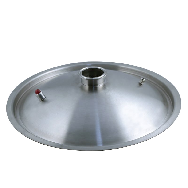 Крышка конусная для котла 37 л, сталь марка 304, выход 2".