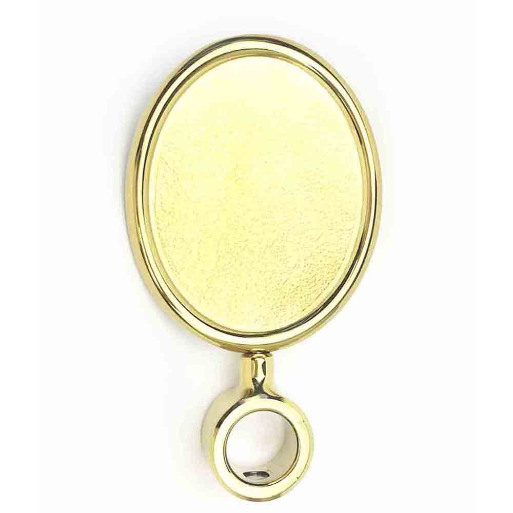 Медальон овал золото