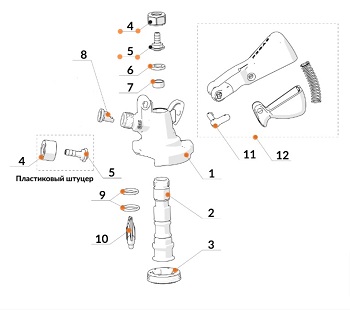 Схема запчастей Пегас Оптима