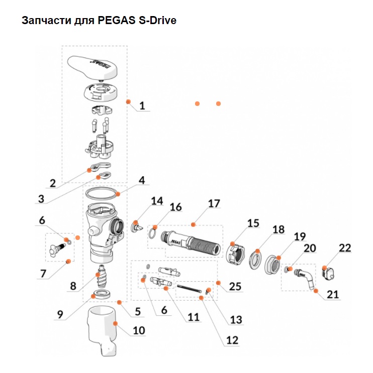 Запчасти Pegas Drive S Запчасти Pegas Drive S