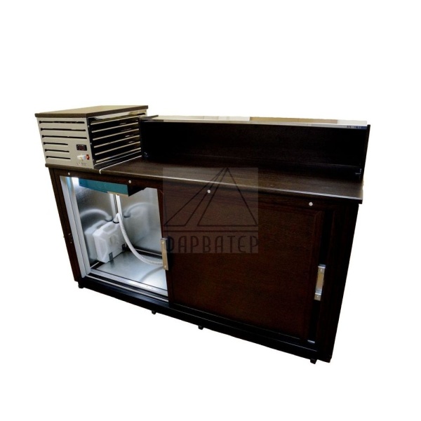 Кегератор-барная стойка на 04 кеги (компрессор сверху)