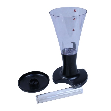 пивной диспенсер, колба Шатл 3 л черный